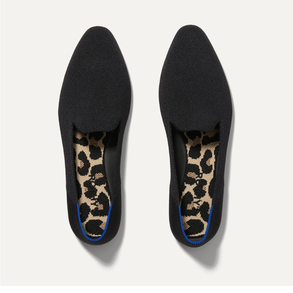 Rothy's Black Almond Loafer, Like-New